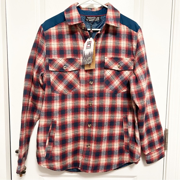 Plaid Avalanche Men's Hiking Soft Brushed Flannel Shirt - Picture 1 of 13